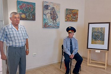 Открыли выставку Кашигина в Оренбурге